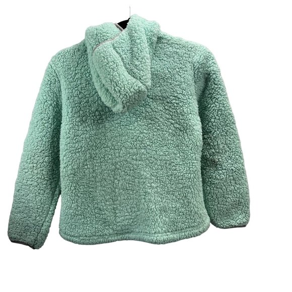 Weatherproof Girl's Green Jacket Hoodie Outerwear Size M 10-12 - Picture 8 of 16